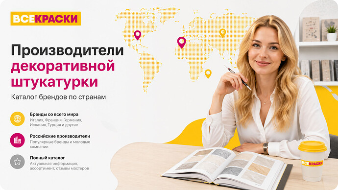 Производители декоративной штукатурки
